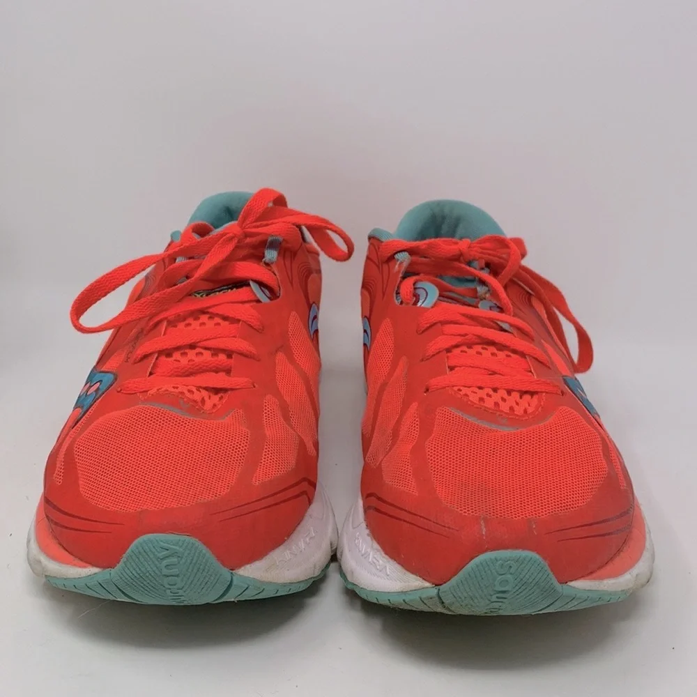 Saucony Kinvara 5 Coral Blue Womens Sneakers - Picture 2 of 10